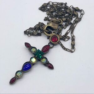Sorrelli Crystal Cross Pendant Necklace